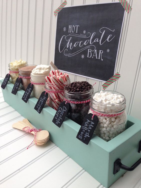 hot chocolate bar