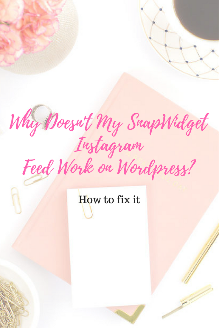 Why Doesn't My SnapWidget Instagram Feed Work on WordPress