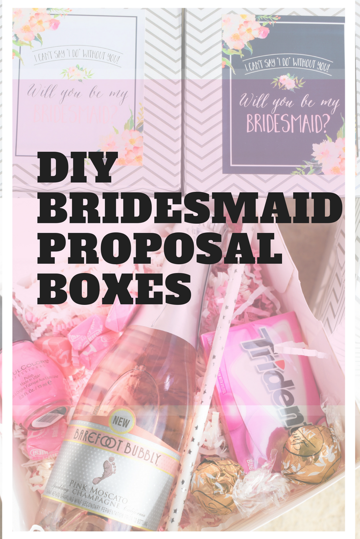 DIY bridesmaid boxes