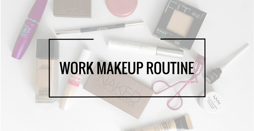 Work makeup routine